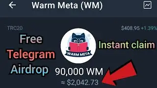 warm meta free telegram airdrop /how to sell it?