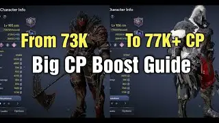 Black Desert Mobile Big CP Boost Guide: From 73K To 77K + CP!