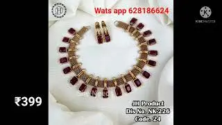 Latest Neckset collection with free shipping 😍#imitationjewelery #jewellery #sheneeds #latest2022