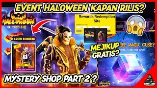 BOCORAN EVENT GRATIS FF , MYSTERY SHOP PART 2 SPECIAL HALLOWEEN ? & UPDATE FF LAINYA