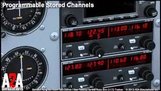 A2A C172 Avioncs Tutorials:  Bendix King Nav/Com COMMUNICATIONS