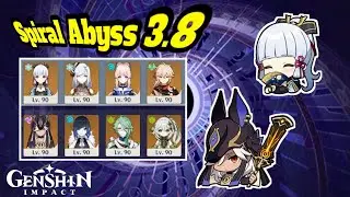 SPIRAL ABYSS 3.8  , Ayaka Freeze & Cyno QuickBloom | Genshin Impact