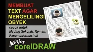 CARA MEMBUAT KOLOM + GAMBAR DI HALAMAN MADING / MAJALAH