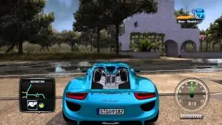 Test Drive Unlimited 2  - Porsche 918 Spyder E-Hybrid