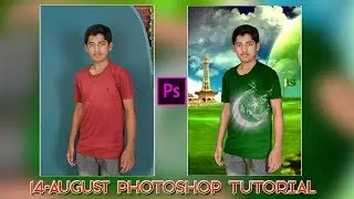 14 August Photos Editing Put images on T-Shirts In Adobe cc 2018 Independence Day