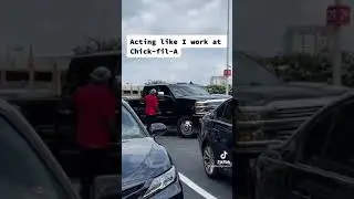 Acting like I work at chick-fil- A Prank ..