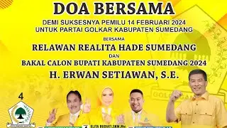 DOA BERSAMA TIMSES CALEG GOLKAR KAB SUMEDANG. HADE 4 - 4 #pemilu2024 #prabowo #prabowogibran