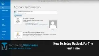 How to Setup Outlook For First Time Use