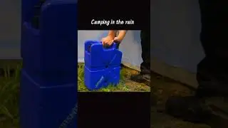 Who loves Camping in the Rain?? 🌧 🏕#camping #outdoors #shorts