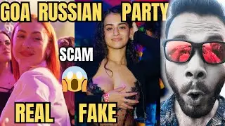 Russian Party Real / Fake #goanightlife #party #goaparty
