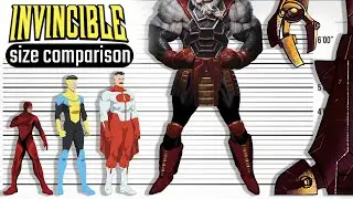 Invincible Universe Unveiled: Size Comparison of Mighty Characters | Satisfying Showcase