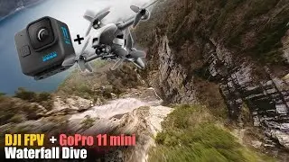 GoPro 11 mini + DJI FPV Waterfall Dive 4K