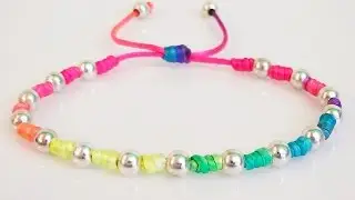 Pulseras de nudos franciscanos y perlas Tutorial de manillas en español como hacer pulseras