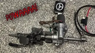 K swapped DC2 Integra POWER STEERING made EASY!!! ( Epowersteering )
