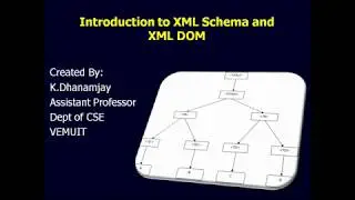 Introduction to XML Schema and XML DOM