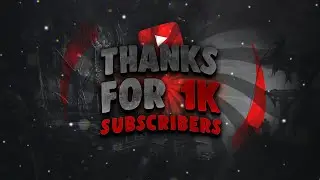 Thanks for 1k SUBSCRIBERS 🙏