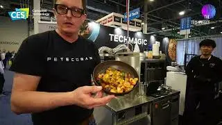 CES 2024 - I-ROBO STIR FRY ROBOT FROM TECHMAGIC