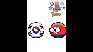 Рил:Корейская война #мемы #countryballs #рофл #2024