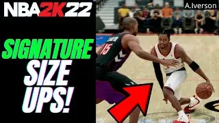HOW TO DO SIGNATURE SIZE UPS IN NBA2K22! NBA2K22 DRIBBLE TUTORIAL FOR BEGINNERS!