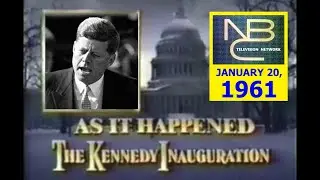 JFK'S INAUGURATION (JANUARY 20, 1961) (NBC-TV COVERAGE)
