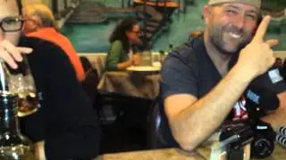 Gettin' our grub on with the YouTube family.