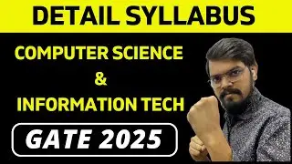 Engineering Mathematics| Detail Syllabus | COMPUTER SCIENCE & INFORMATION TECHNOLOGY| CS | GATE 2025