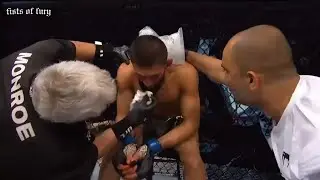 Khamzat Chimaev coach was so angry screaming.