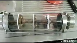 Чистка медной колпачковой колонны