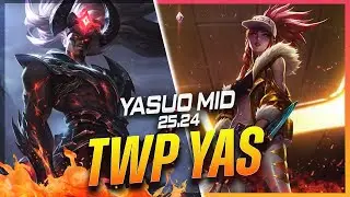 TheWanderingPro - Yasuo vs Akali MID #2 Patch 25.24 - Grandmaster Yasuo Gameplay