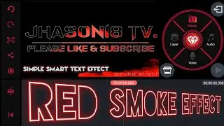 RED SMOKE EFFECT WITH KINEMASTER/SMOKEY TEXT EFFECT/RED SMOKE  TEXT EFFECT IN KINRMASTER