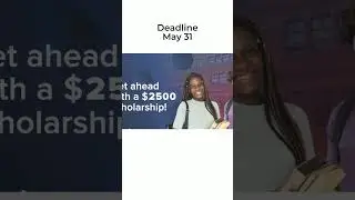 Scholarship you should apply for right now #shorts