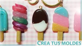 CÓMO HACER MOLDES DE SILICONA EN CASA Y HELADOS DE RESINA UV O EPOXI. TWISTER Y PALETAS DE COLORES.