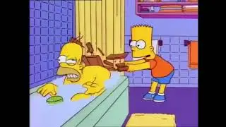 BART hits homer with a gimme your attention baby