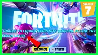How to FIX Fortnite Unable to Login to Fortnite Servers (2025)