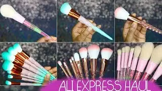 BOMB CHEAP AF MAKEUP BRUSH HAUL (ALI EXPRESS)