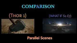 WHAT IF S2 E7 | Thor and hela gaining power back parallel Scenes | COMPARISON