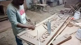 Amazing Woodworking Carpentry Skills / How To Build Dubble Bed / DIY Plywood Bed  #woodworking  #09