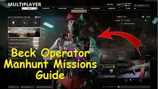 How to Unlock Beck Manhunt Operator Missions Black Ops Cold War !!