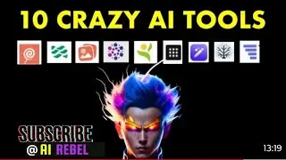 10 FREE AI Tools That Are So Good, They're Almost Illegal | you won't believe they're free.