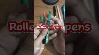 9 types pens #ballpointpen #gelpen #novelty #multicolor #rollerballpen #clickpen #calligraphypen