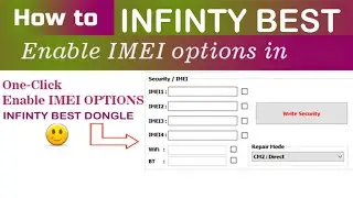 How to Enable IMEI Option Not Showing Solve in Infinity BEST DONGLE 2023