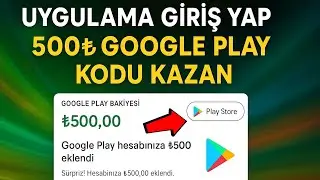 LOG IN TO THE APPLICATION GET ₺500 GOOGLE PLAY CODE | get free Google Play code