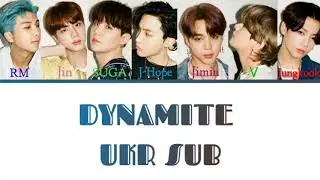 [UKR SUB] BTS (방탄소년단) - 'Dynamite' (Color Coded Lyrics)