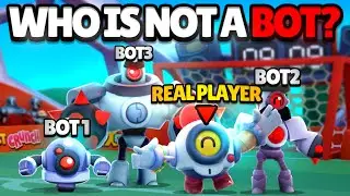 5 Brawl Stars Bots vs 1 Secret Player...