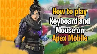 This is how I play keyboard and mouse in Apex legends mobile