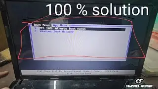 Lenovo boot menu open problem ( 100 % solution) 