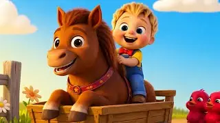 Baby Yankee Doodle Horse Cart Song | Fun Countryside Adventure Kids | Baby Cartoon & Nursery Rhymes