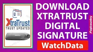 Download XtraTrust Digital Signature into Proxkey Watchdata Usb Token 📁📁. XtraTrust DSC Download.