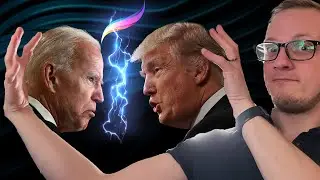 Face Merge Magic in Procreate: Biden + Trump