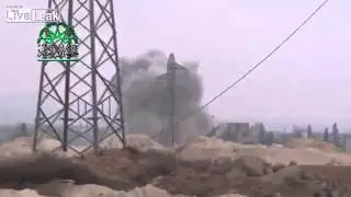 Homemade Motars Firing In Syria